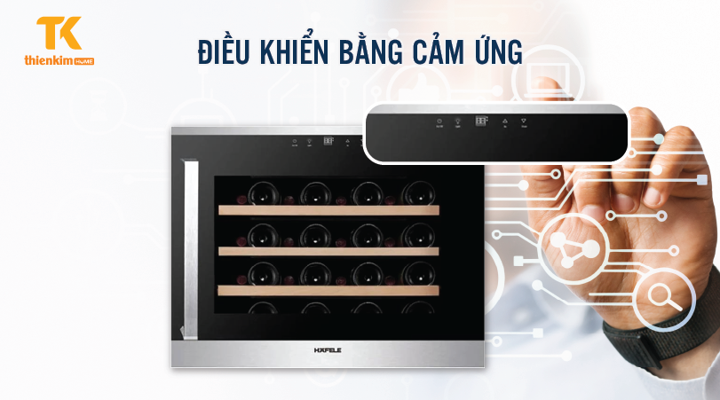 Điều khiển bằng cảm ứng Tủ rượu âm Hafele HW-B36A 538.11.800
